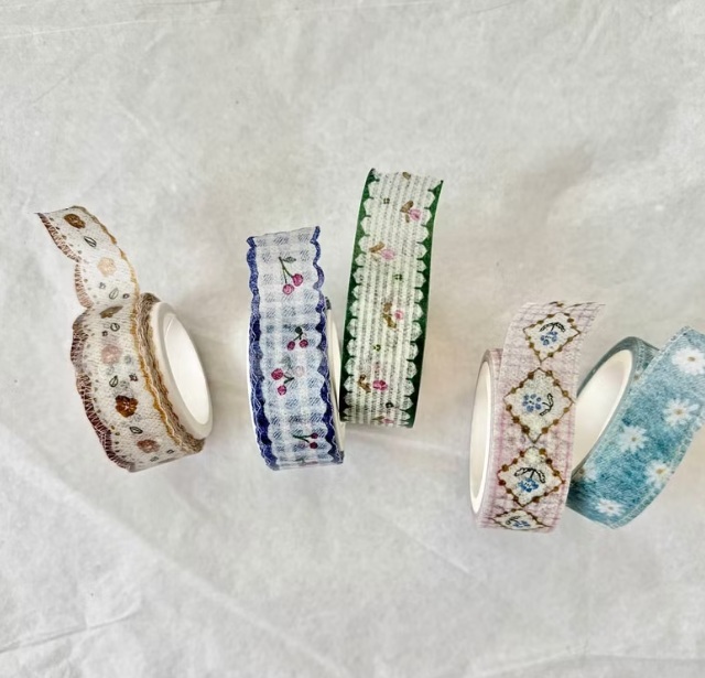 Pion．Deco tape 1.5cm和紙膠帶 共五款