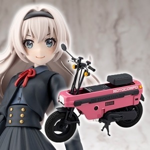 26年4月 1/10 創彩少女庭園 小石川艾瑪 夜曲 with 本田 AB12 MOTOCOMPO 組裝模型 (JK077)
