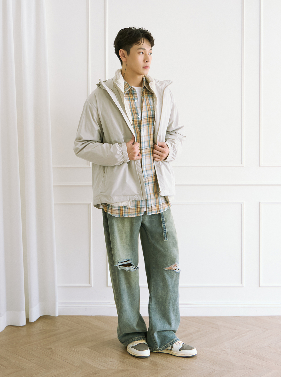 【期間限定】輕便防風防潑水連帽外套