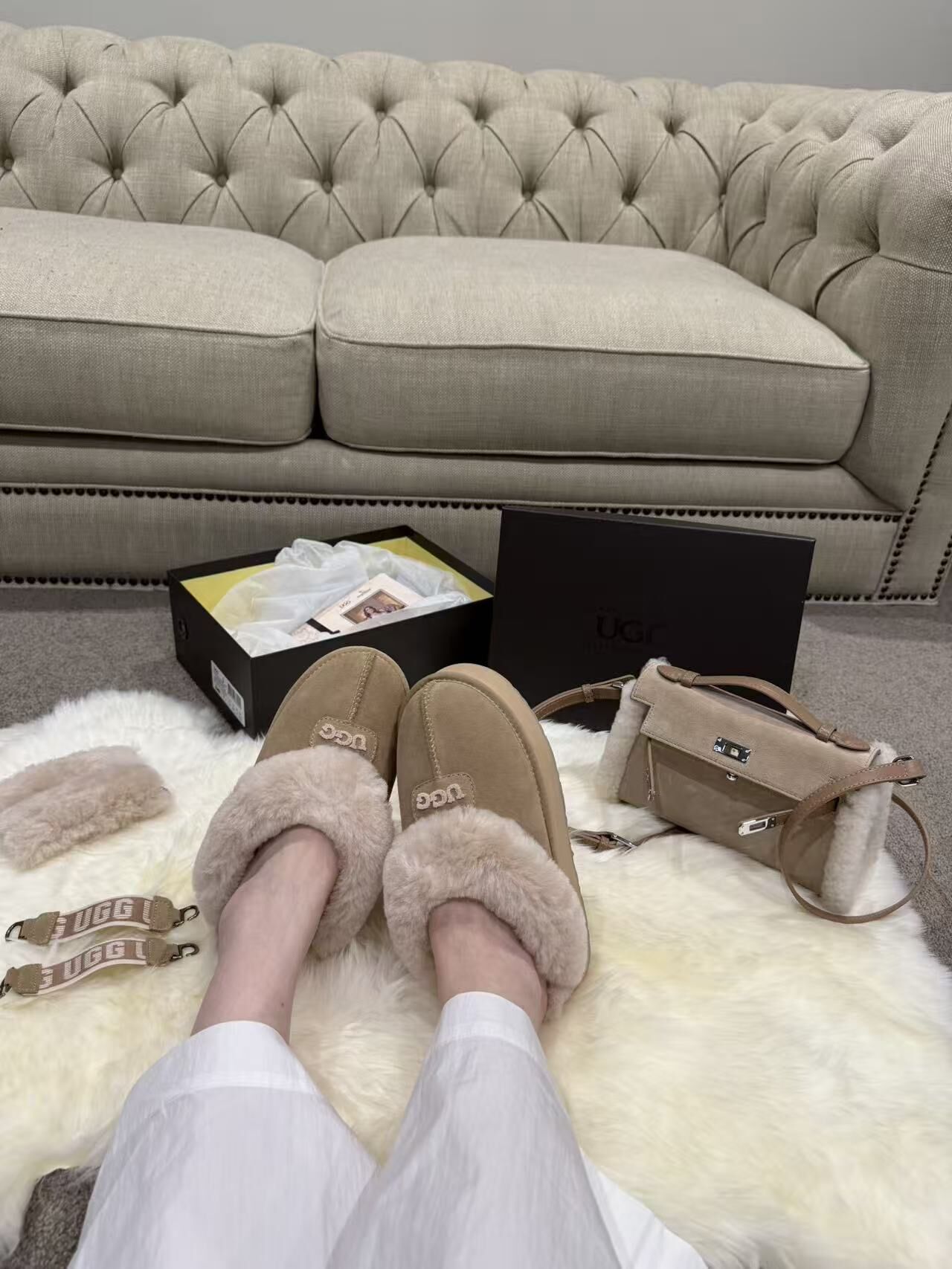 【限量版】UGG platform slippers 三合一厚底