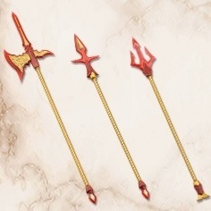 26年4月 MSG武裝零件 GE011 賢德風采11 長柄武器套裝 火焰光 Ver.