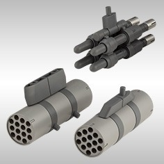 26年6月 MSG武裝零件 MW45X 導彈與航箭彈吊艙