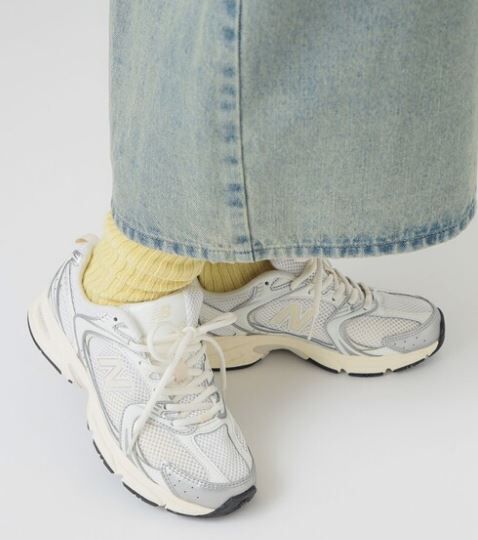 NEW BALANCE 休閒鞋 NB 530 米白銀 奶油底 復古 運動鞋 女 U530ESB