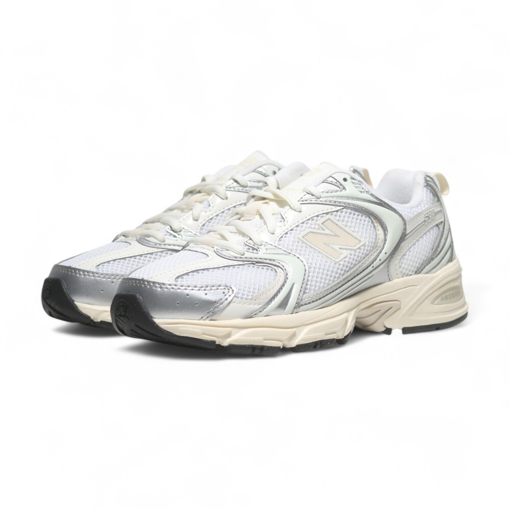 NEW BALANCE 休閒鞋 NB 530 米白銀 奶油底 復古 運動鞋 女 U530ESB