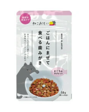 (日本製造) Nekoomoi 貓用牙膏片 混合裝 (10g)