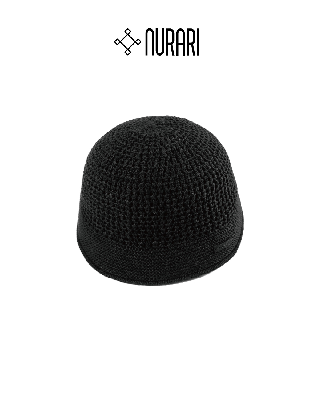 Nurari 針織毛帽 黑 25 A/W Civ. Knit bell hat