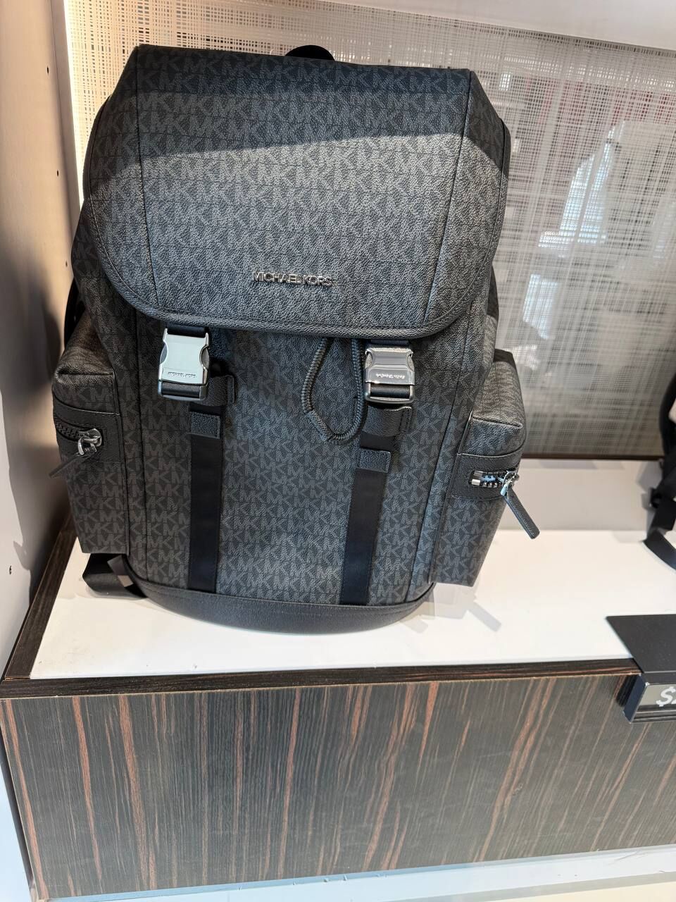 [S] MICHAEL KORS BLACK 37U0MCOB6B COOPER POCKET BACKPACK, 193600919268 (SMK1307)