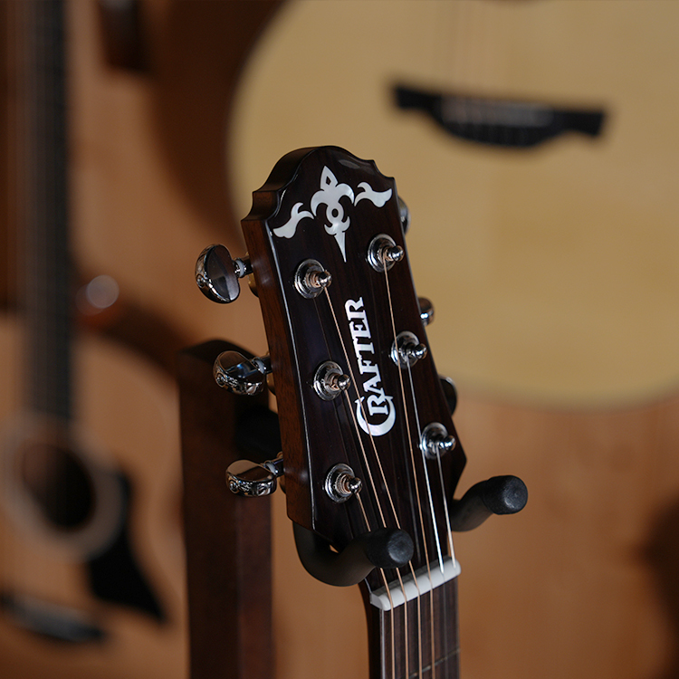 韓國廠 Crafter TB G-MAHOCE 雲杉木 蜂鳥雕紋 面背單 電木吉他