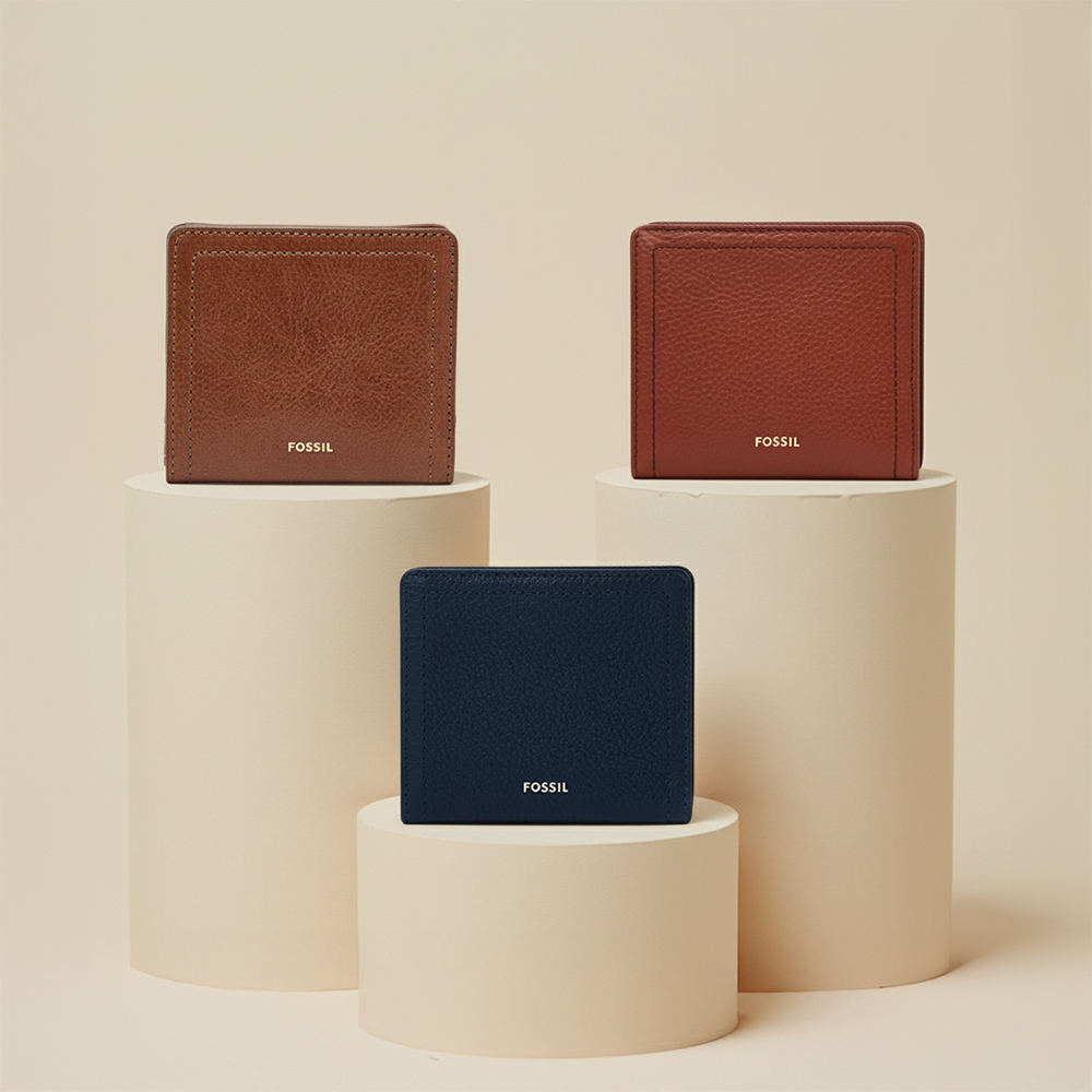 Logan 真皮RFID防盜短夾 (多色可選)