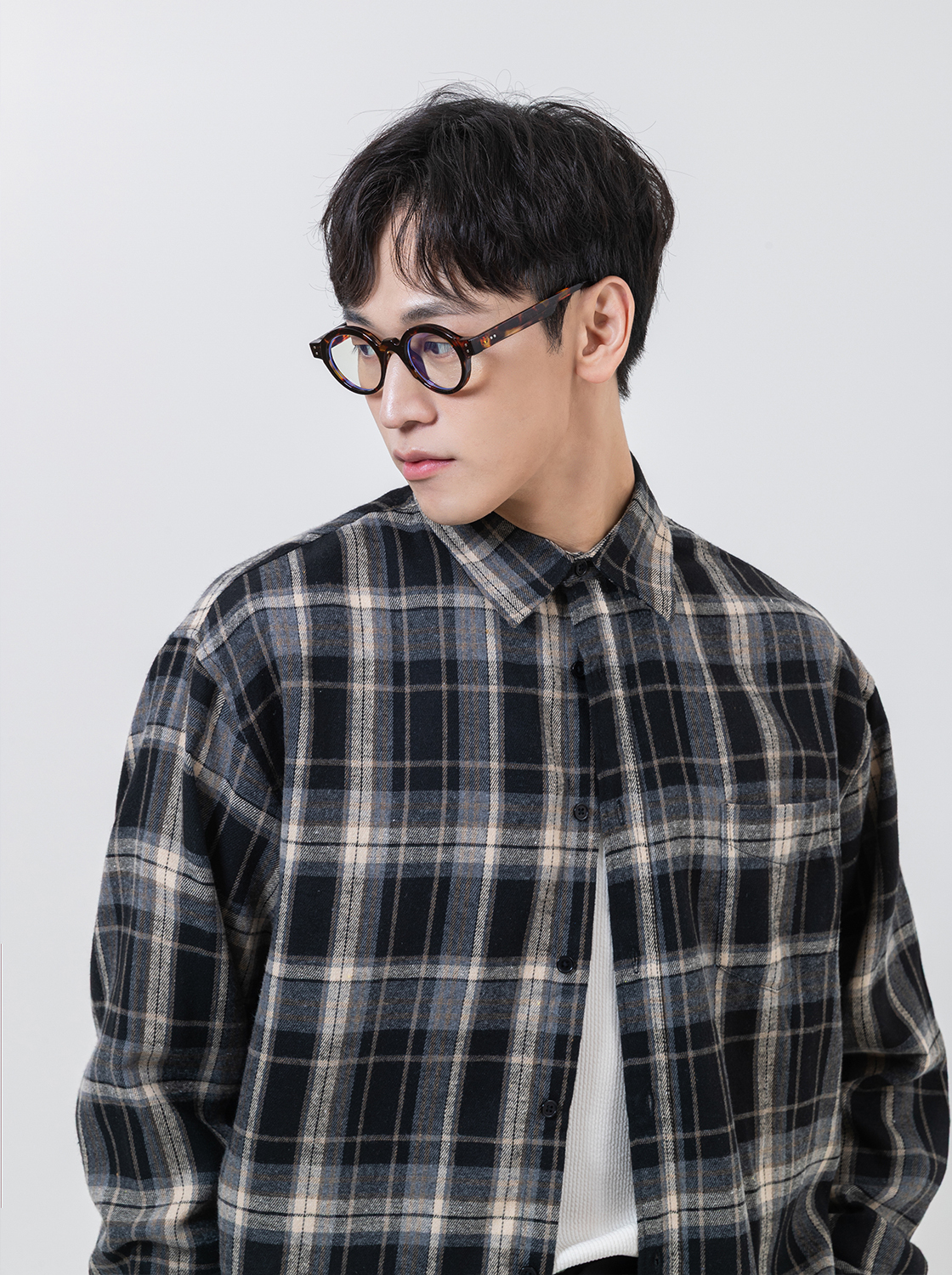 【期間限定】百搭格紋襯衫