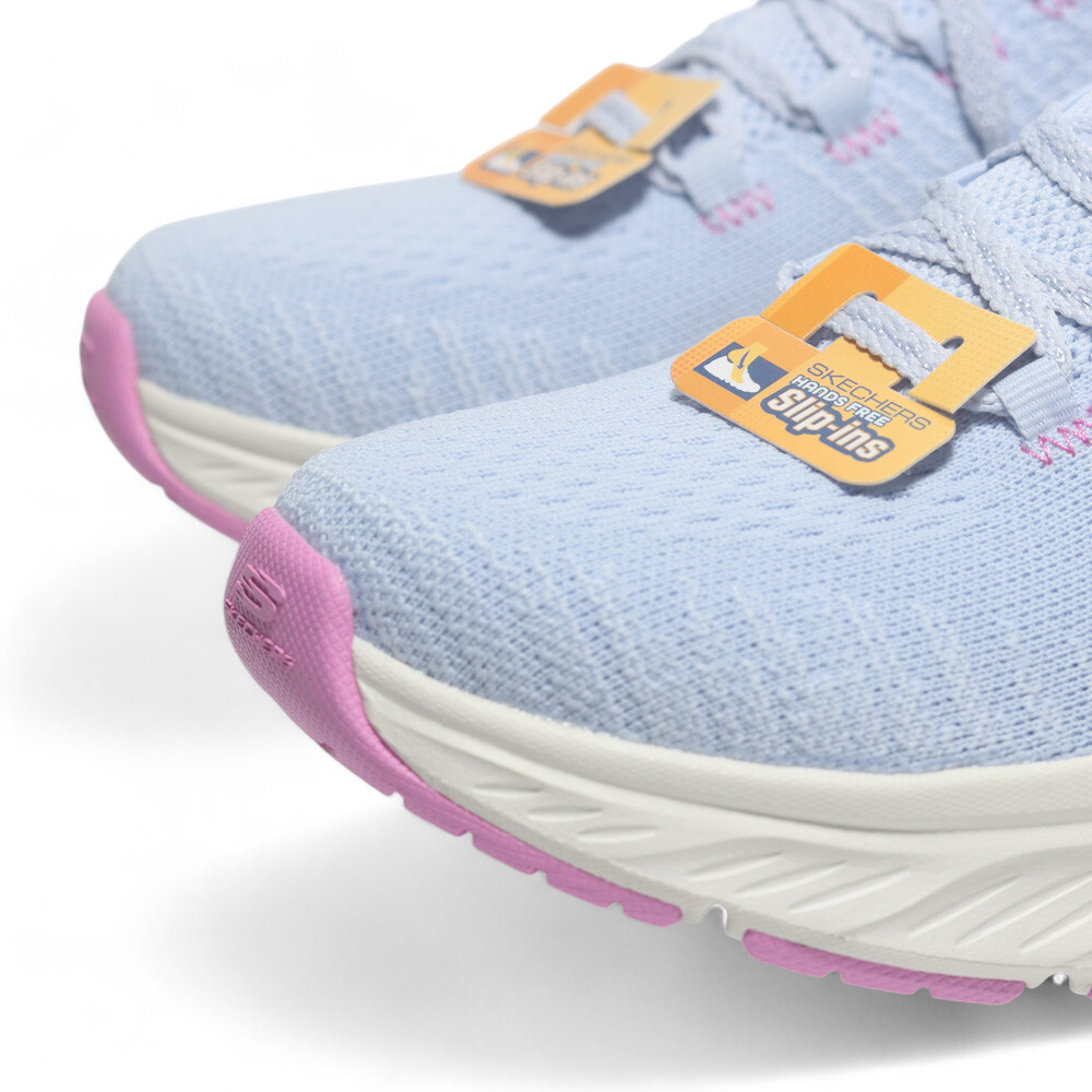 SKECHERS 休閒鞋 EDGERIDE 水藍粉 瞬穿 襪套 健走鞋 女 150470PWPK