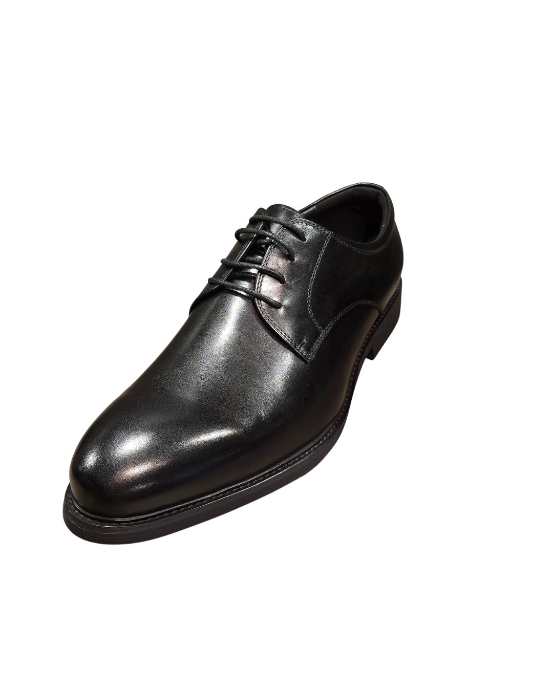 Revic 男裝皮鞋｜OF-42｜黑色素面德比皮鞋