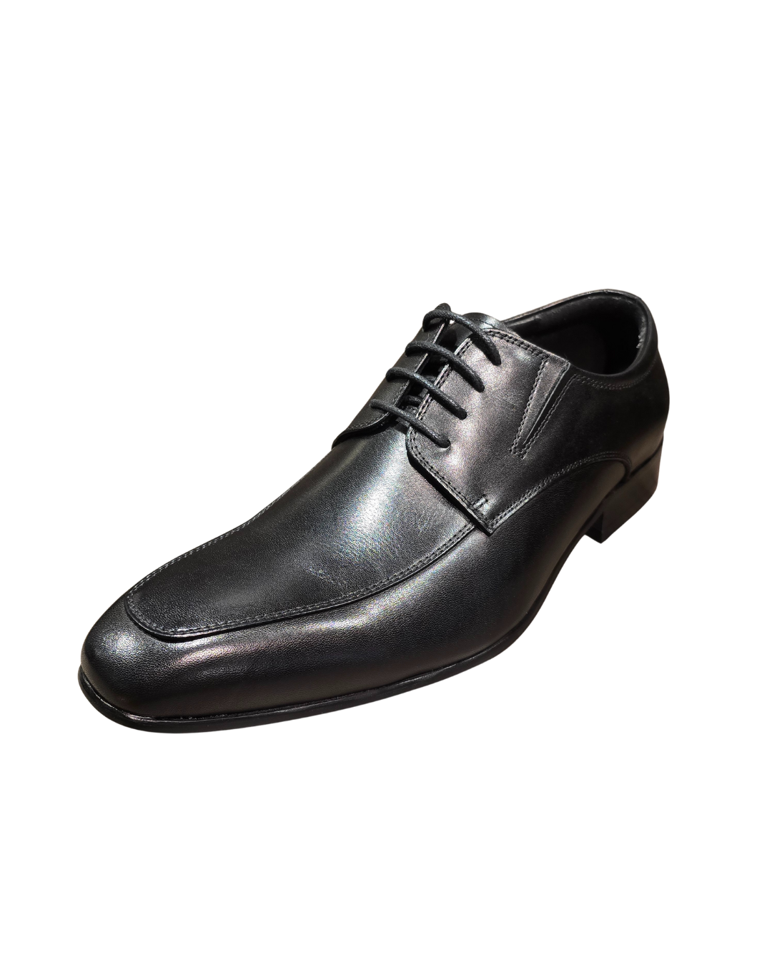 Revic 男裝皮鞋 | OF-15BK | 黑色U-Tip 德比皮鞋