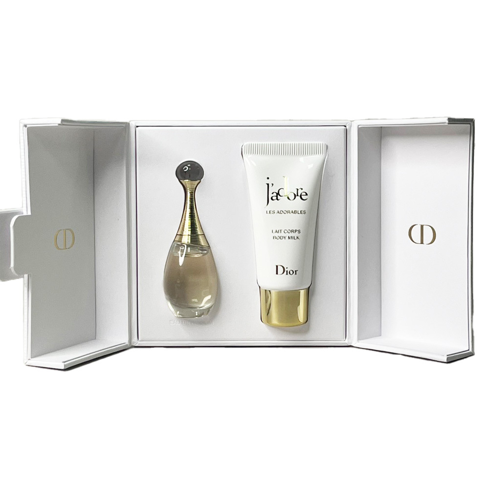 Dior 迪奧  J'adore 真我宣言 女性小香禮盒組 (5ml小香+20ml澄淨身體乳)