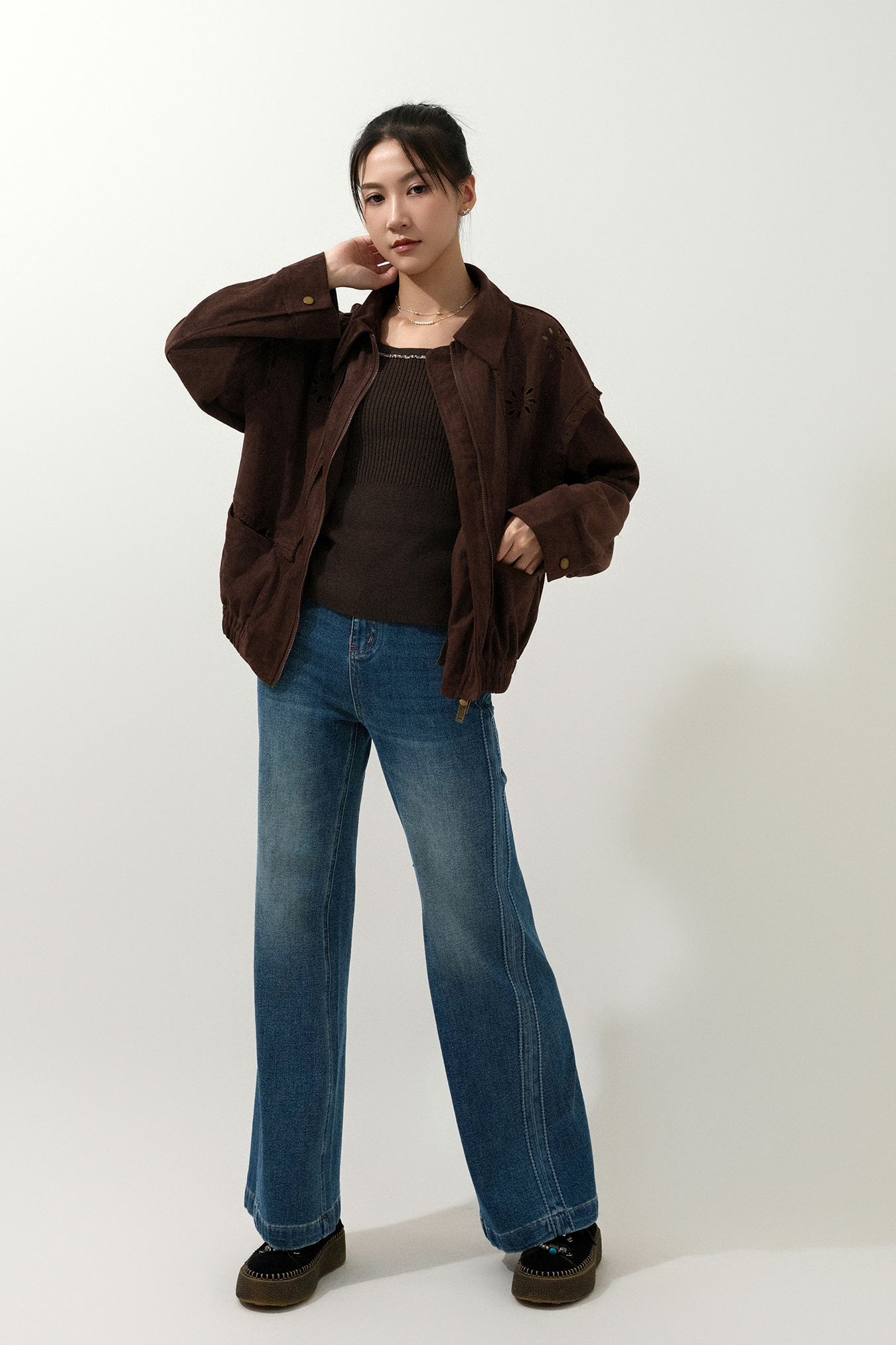 FW25_0104（外套＋上衣＋牛仔褲）