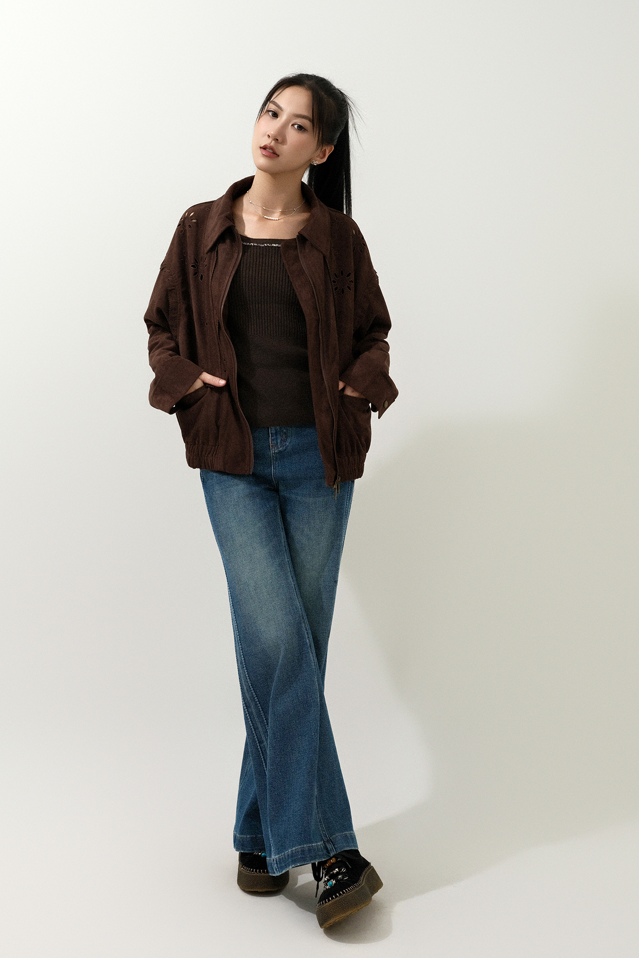 FW25_0104（外套＋上衣＋牛仔褲）