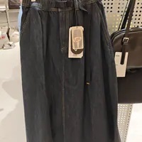 [S] LEE INDIGO RAW DENIM CORDURA RAW BELT SKIRT, LE2501SR73IR00 (SZZ803)