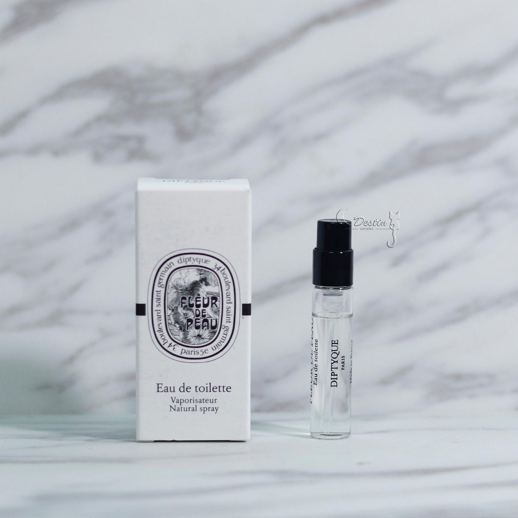 Diptyque 肌膚之華Fleur de Peau 中性淡香水2mL 試管香水全新
