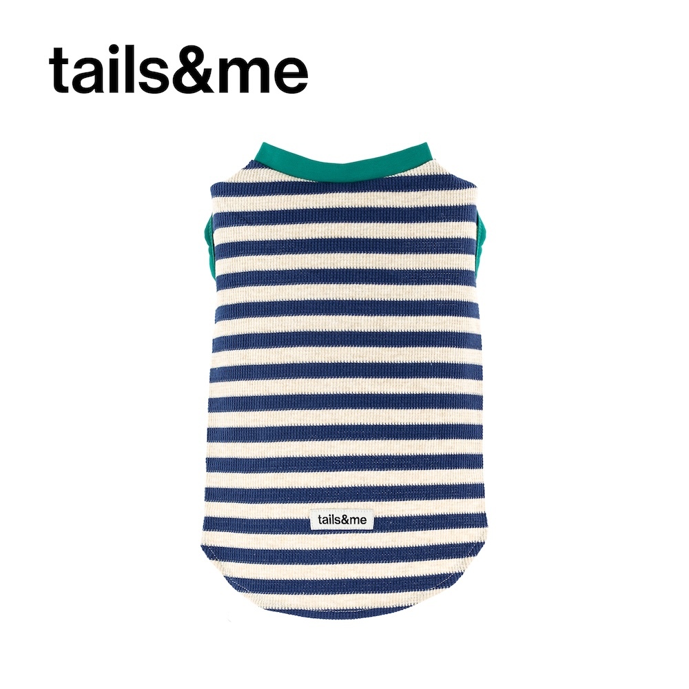 tails&me 尾巴與我｜經典寵物衣EH｜寵物條紋無袖背心 (共三色 / XS-XXL)