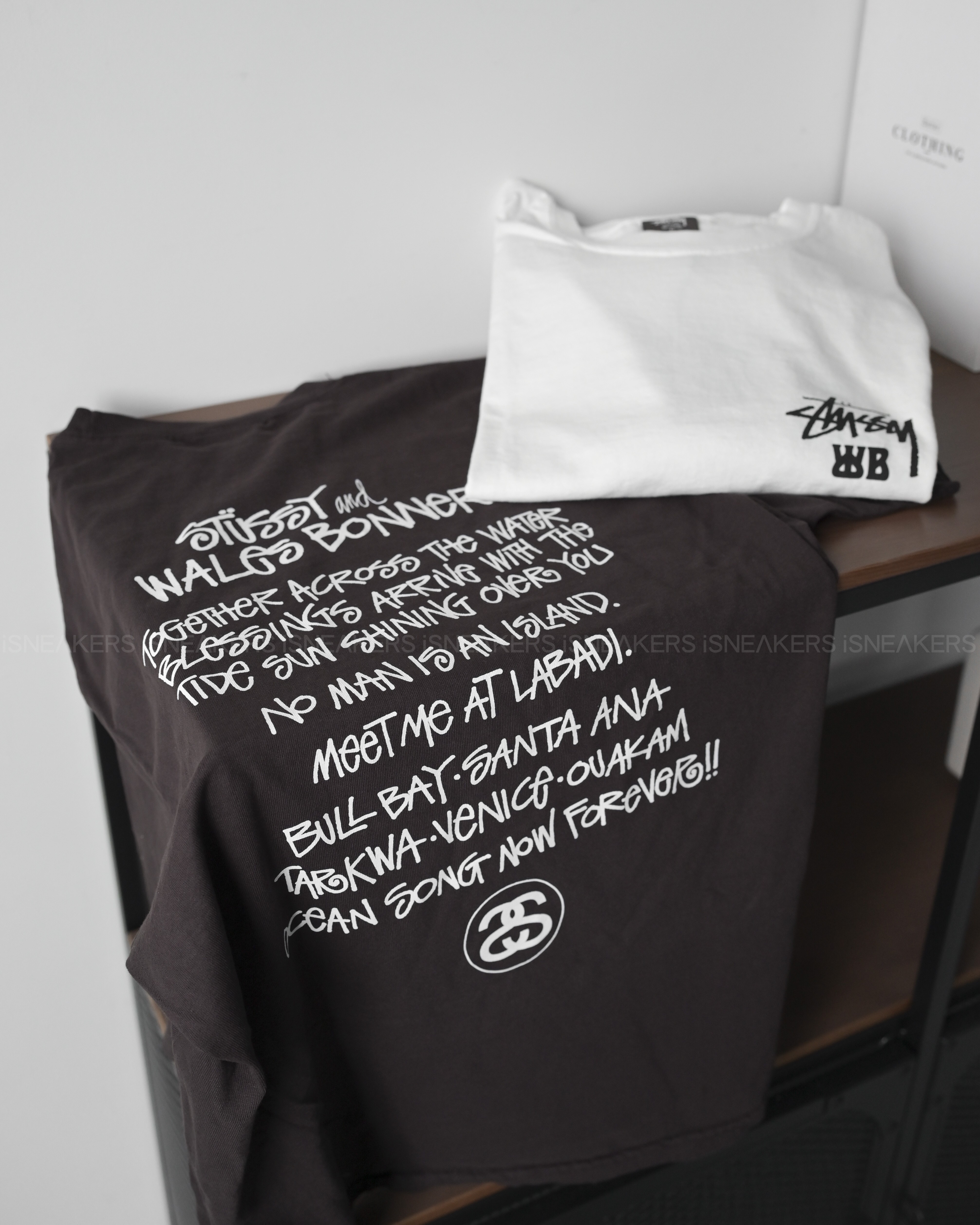 iSNEAKERS｜Stussy x Wales Bonner Ocean Song Tee 聯名短T