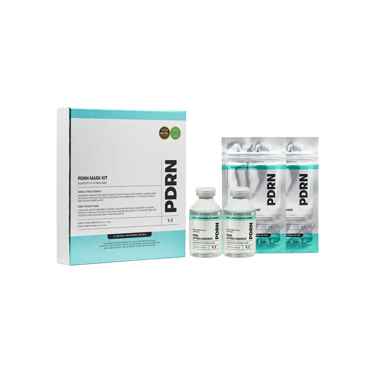 韓國 VT 彈力光彩面膜組合 (4件裝)