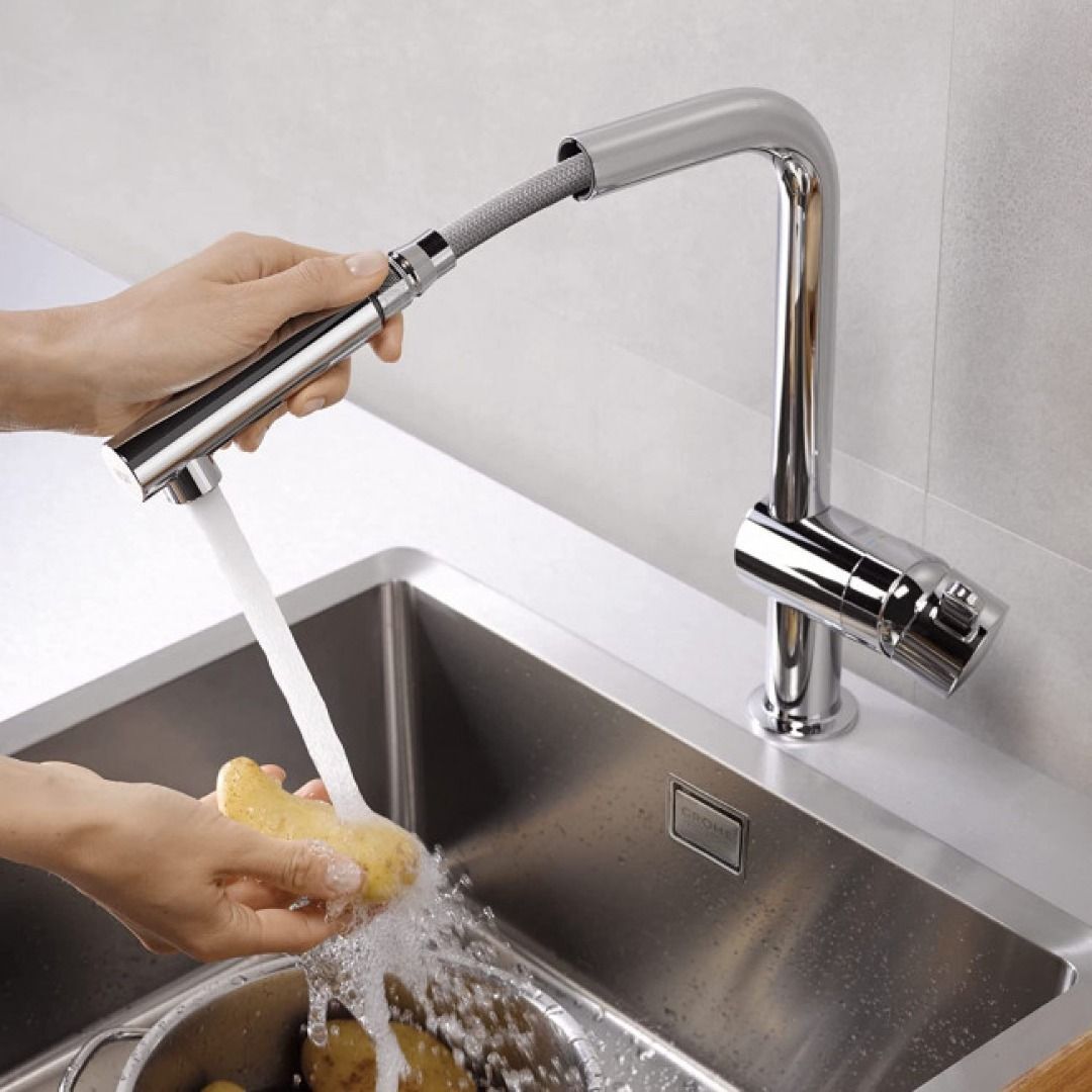 GROHE Flair L型廚房拉喉龍頭 32454000 (不包安裝)