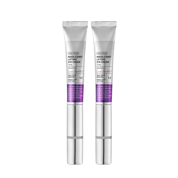 韓國 VT Reedle Shot Lifting Eye Cream 緊緻去眼袋震動眼霜 - 連微震動頭 (孖裝15ml+15ml)