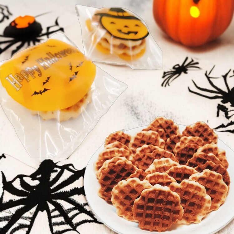 萬聖節2入煎餅鬆餅造型餅乾包,halloween-pancakes,萬聖節糖果袋,萬聖節糖果推薦,萬聖節糖果哪裡買