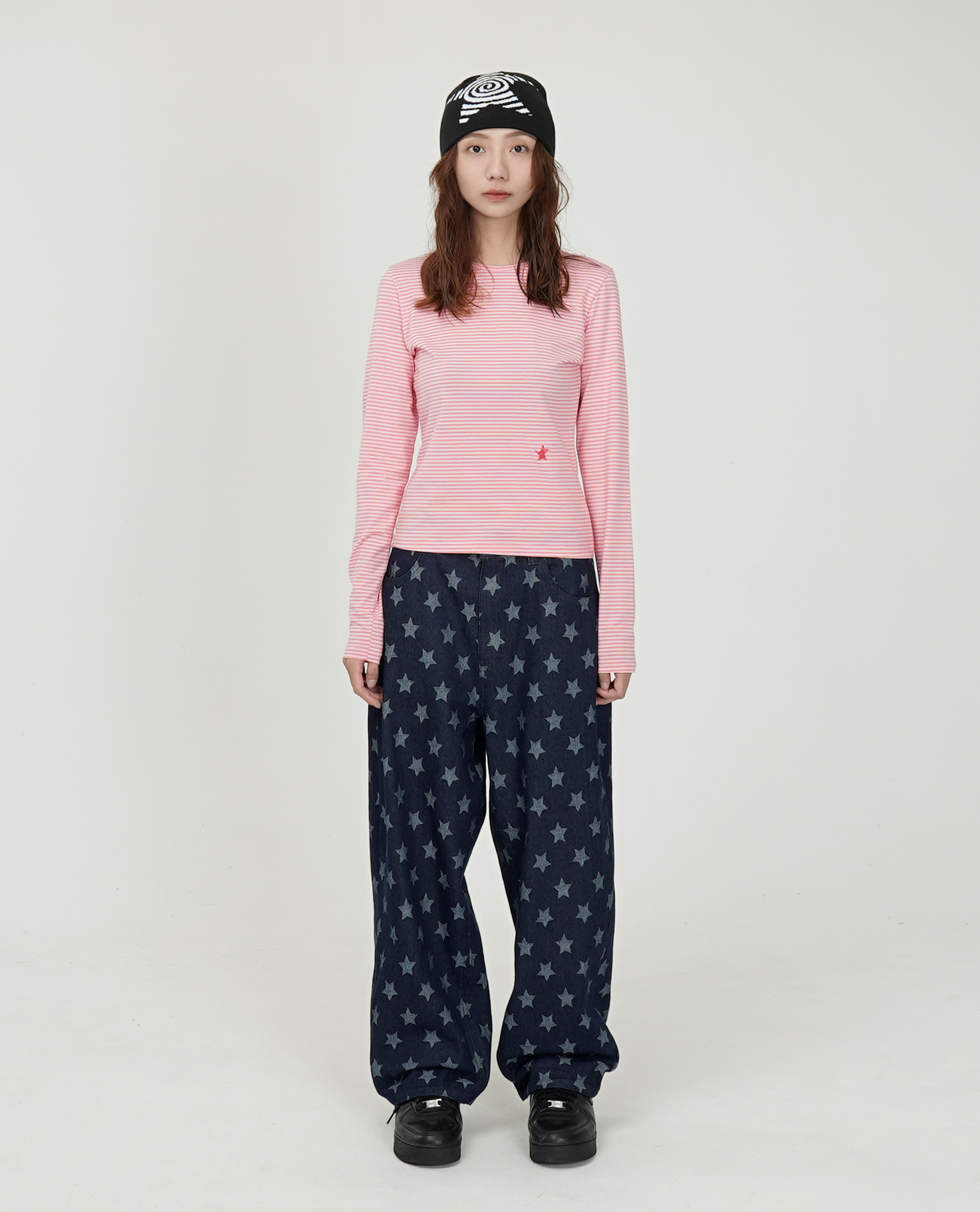 WEBHOUSE Twister Star Angel Long Sleeve (STRIPE) - 25FW