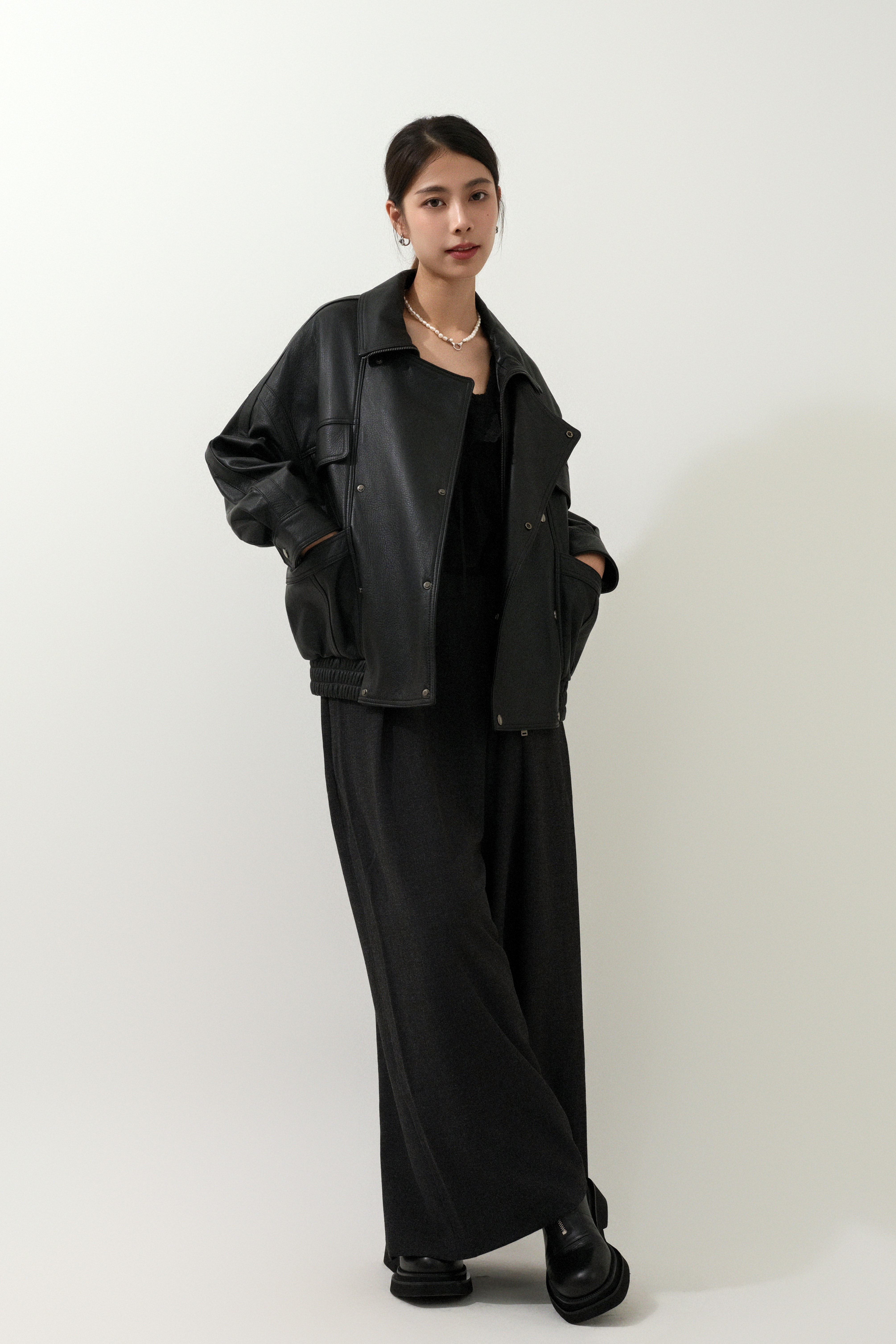 FW25_0108（真皮外套＋上衣＋Bra Top＋長褲）