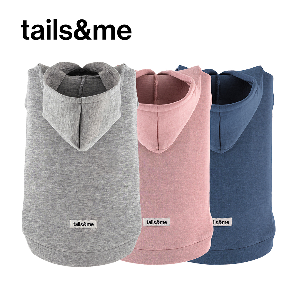 tails&me 尾巴與我｜經典寵物衣EH ｜寵物太空棉短袖帽T​ (共三色 / XS-XXL)