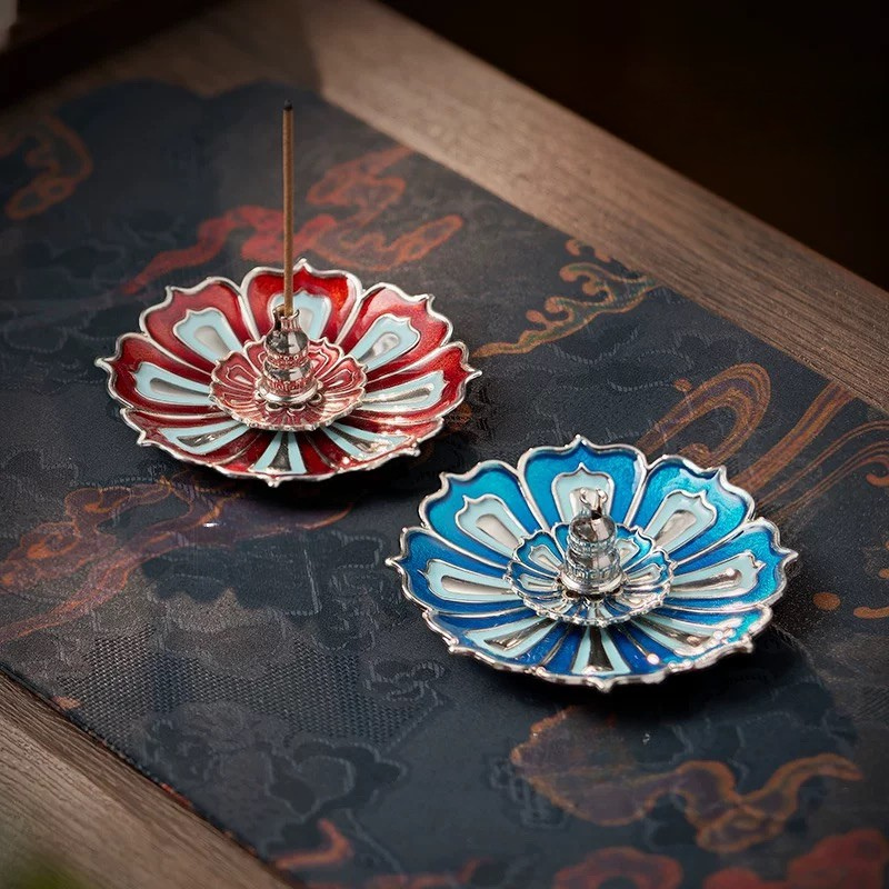 蓮花三寶線香座