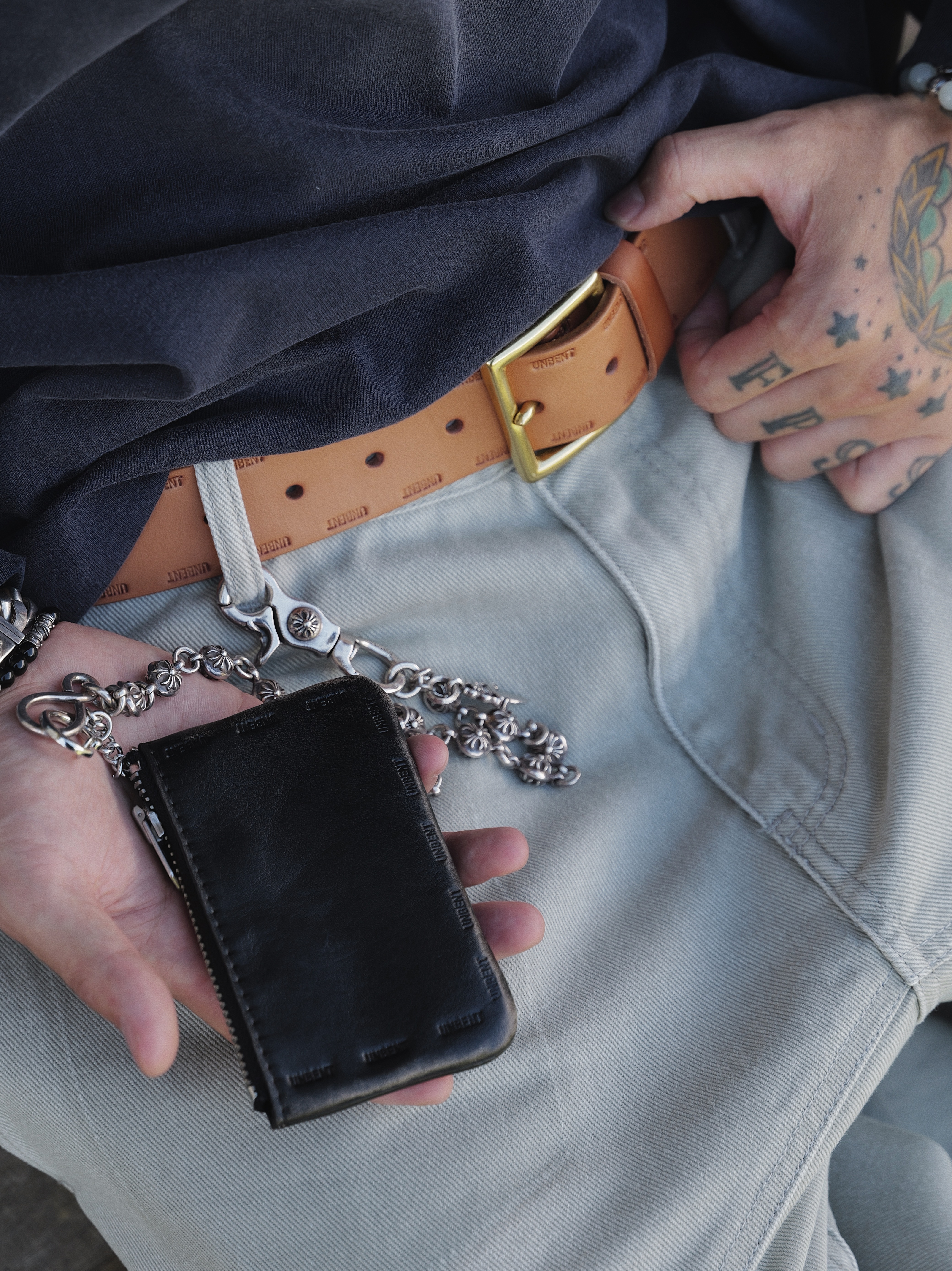 Unbent 25 A/W 做舊馬皮卡包