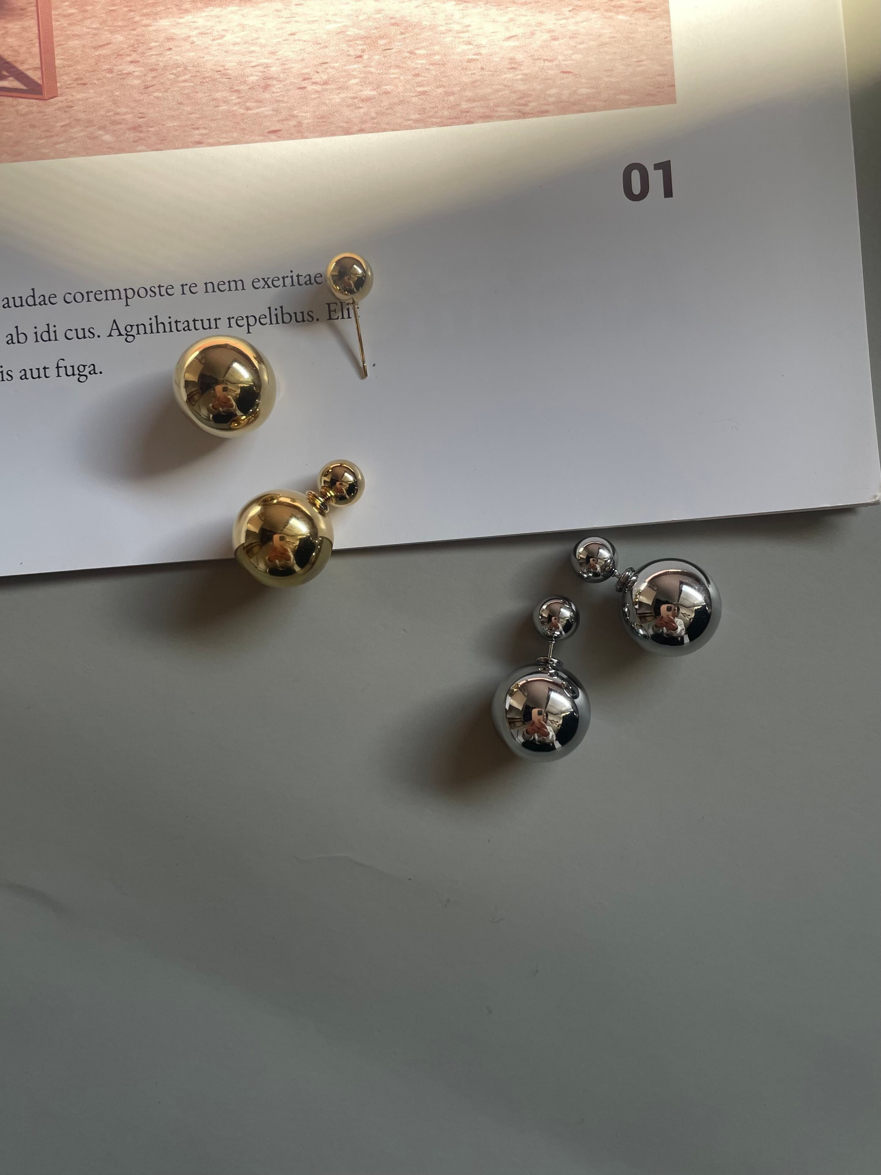 ss round ball pierce