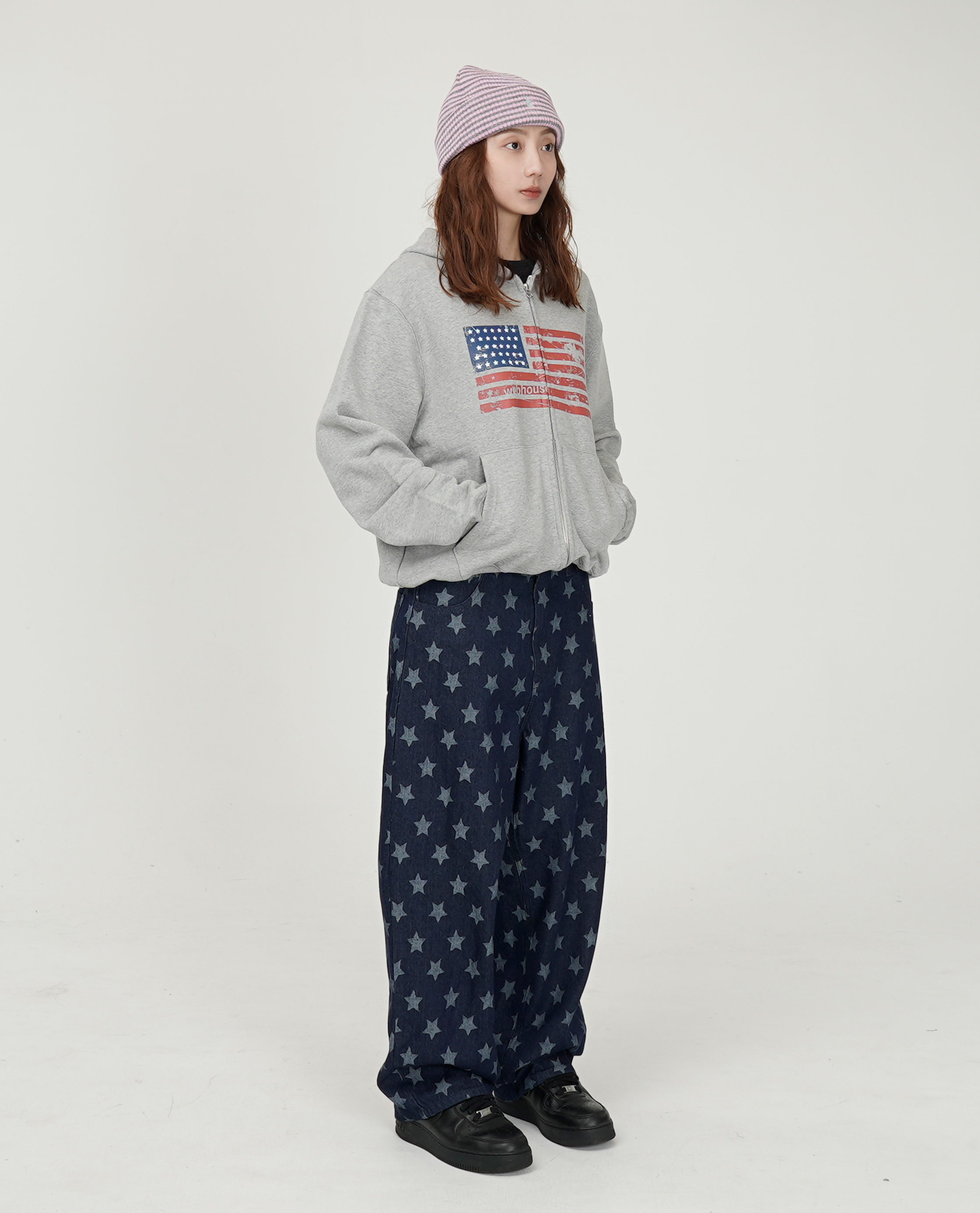 WEBHOUSE Web USA Hoodie Zip-up - 25FW