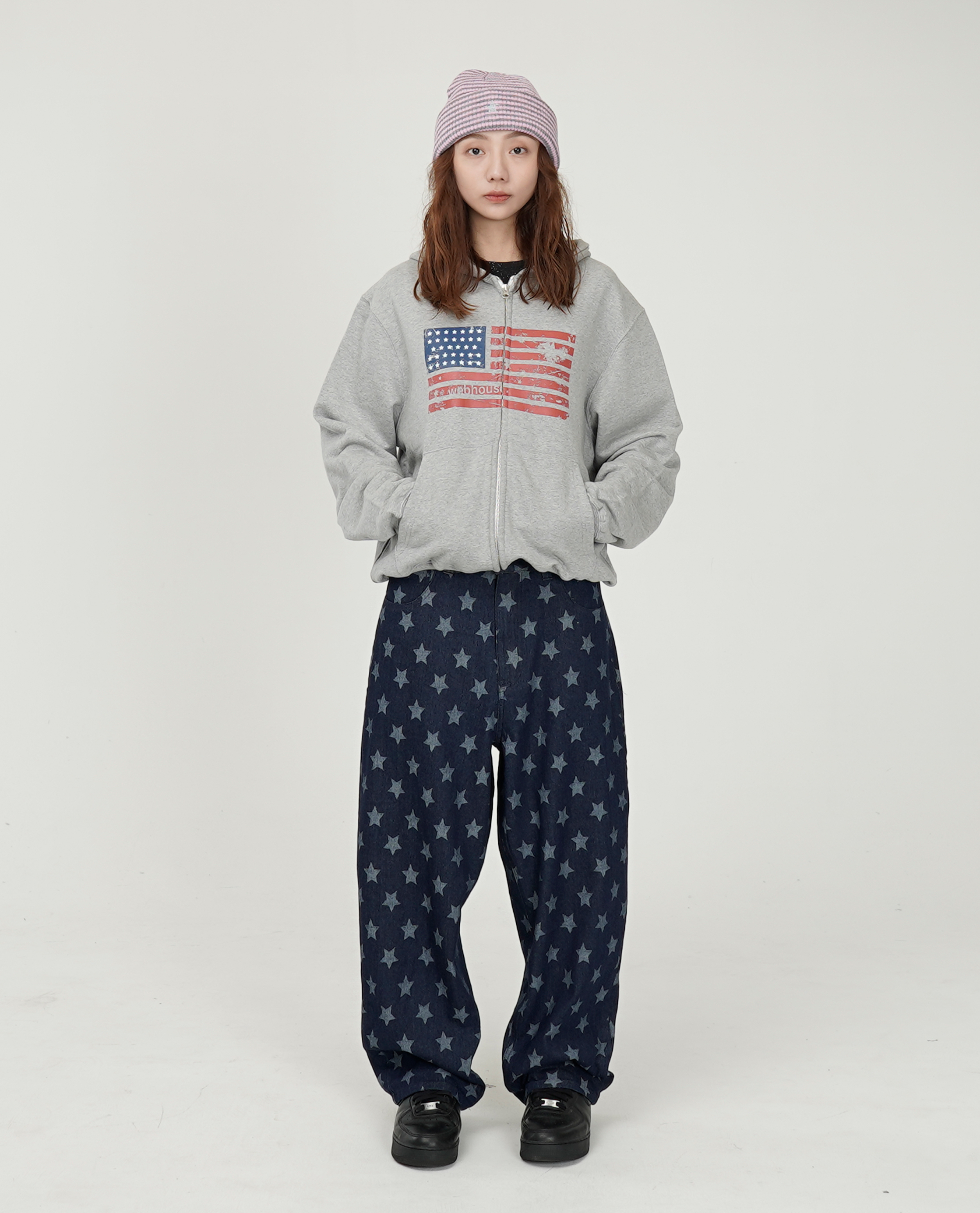 WEBHOUSE Web USA Hoodie Zip-up - 25FW