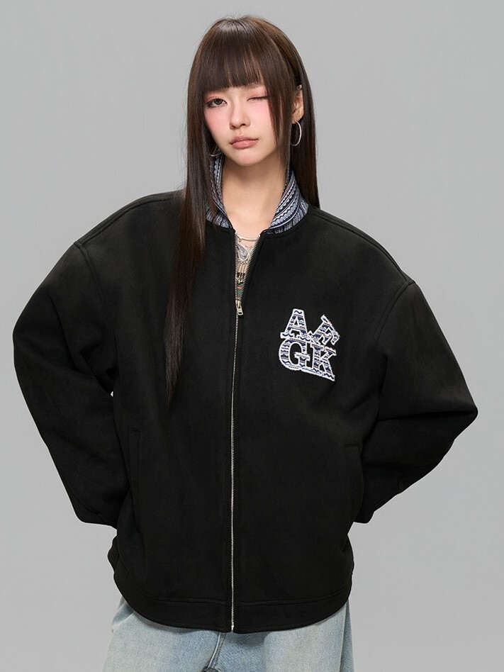 AFGK 民族風貼布繡 手袖鈕扣 外套  A FEW GOOD KIDS