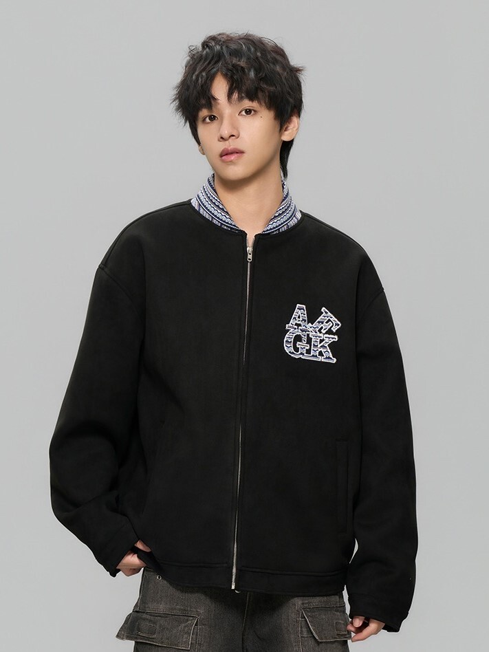 AFGK 民族風貼布繡 手袖鈕扣 外套  A FEW GOOD KIDS