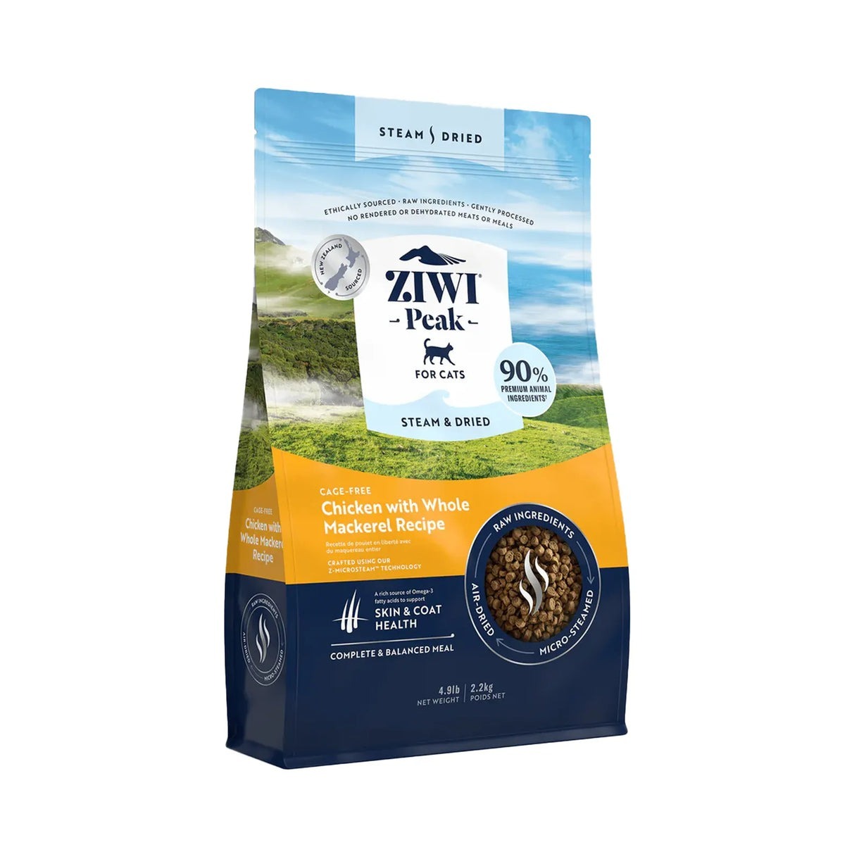 Ziwi Peak ZIWI® Peak Steam And Dried Cage Free Chicken With Orchard Fruits Recipe．800g/3.2kg