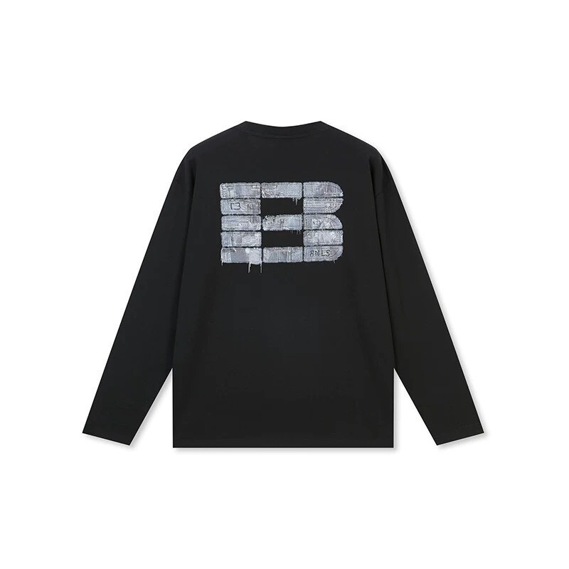 BONELESS 仿牛仔貼布 長袖