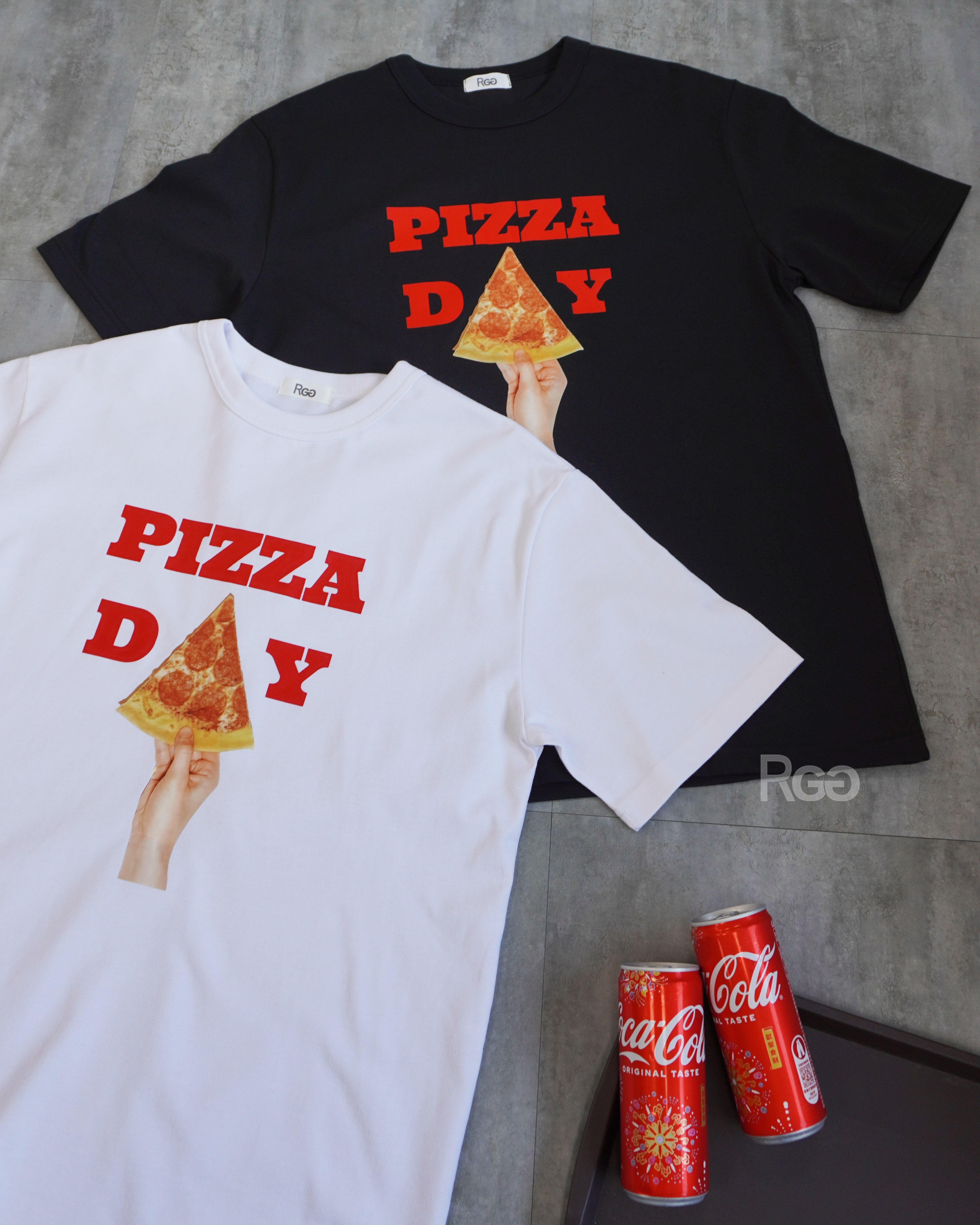#25103 PIZZA DAY 印花短T
