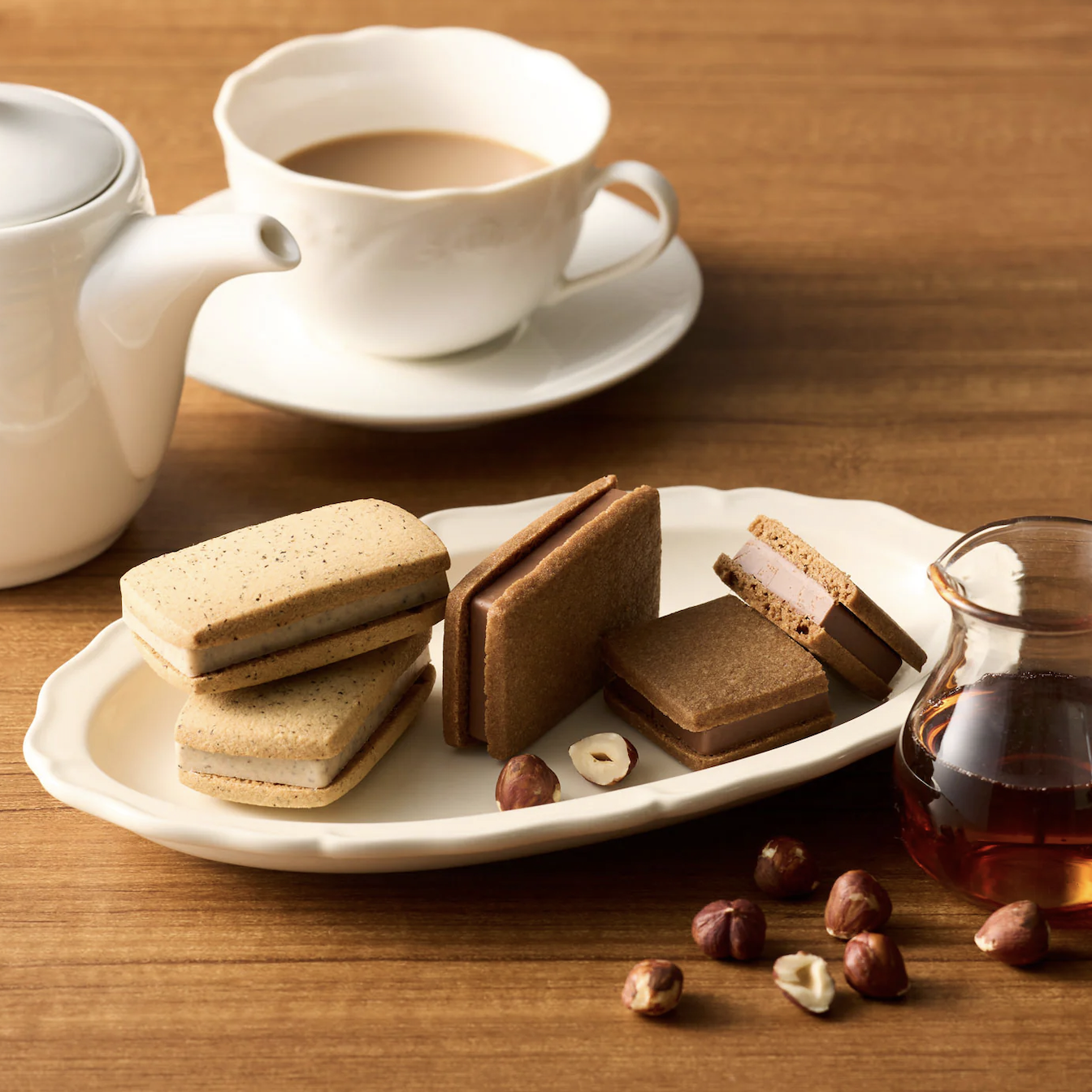 La Maison Shirokane｜厚切朱古力三明治 (栗子×奶茶)