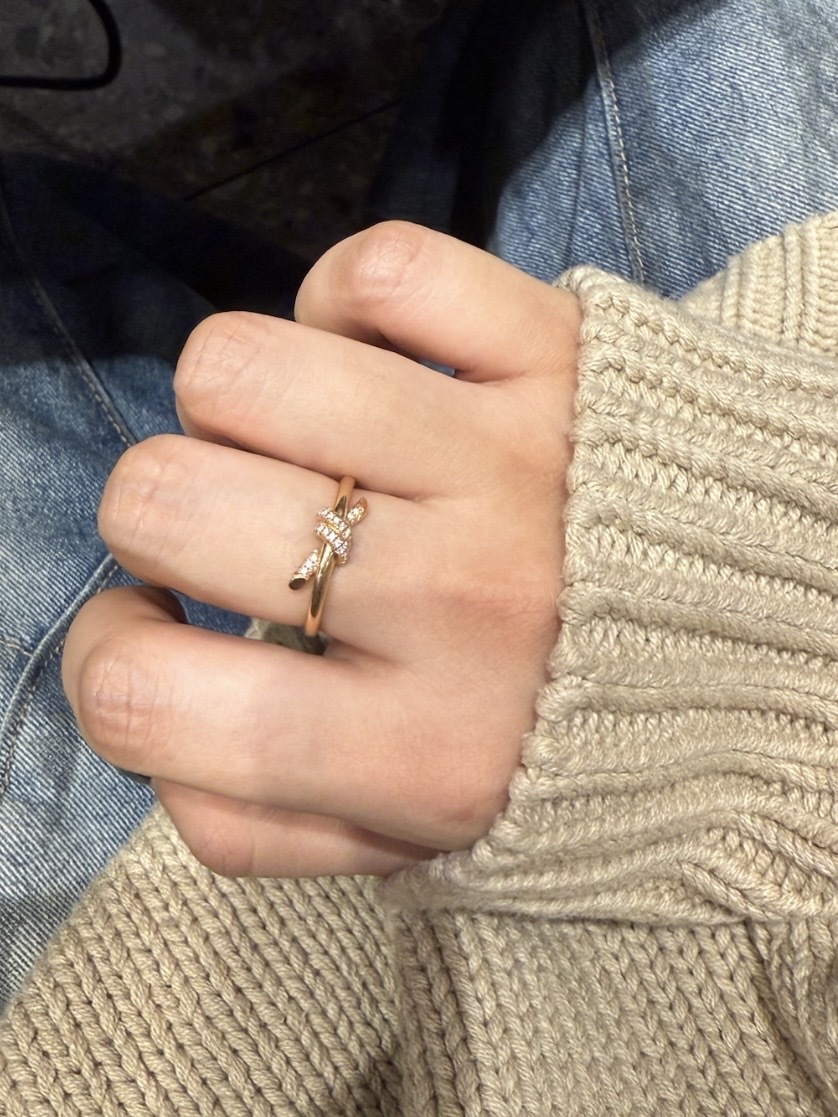 Tiffany & Co. Knot系列 18K玫瑰金 戒指