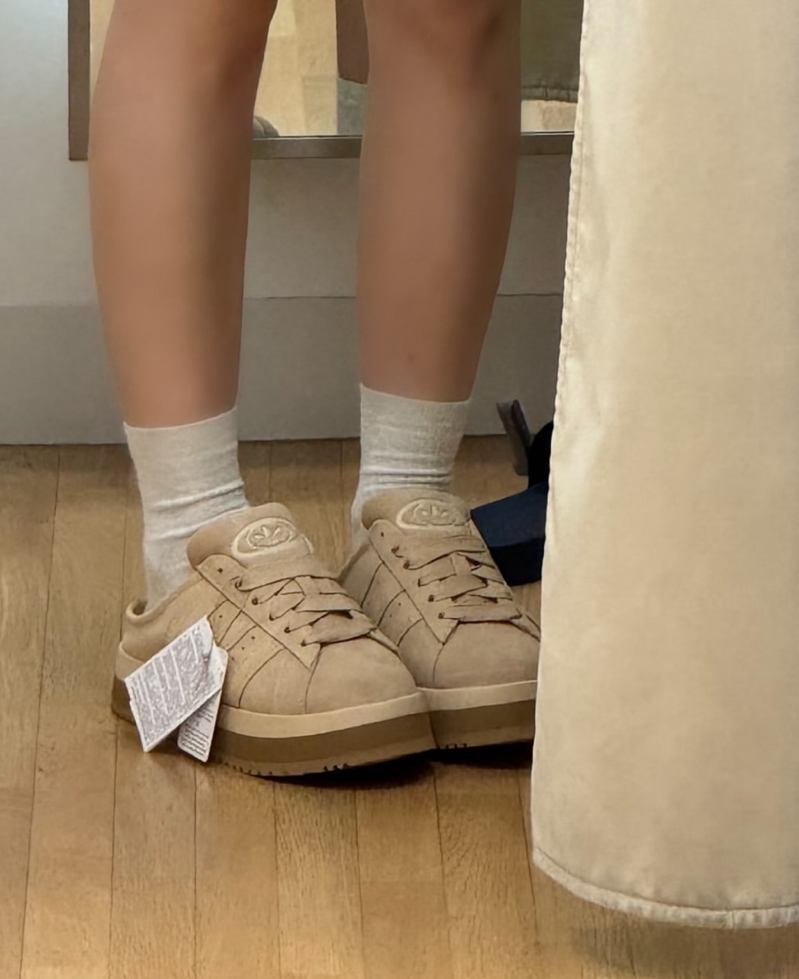 ADIDAS CAMPUS 00S 麵包 毛絨 厚底 穆勒鞋