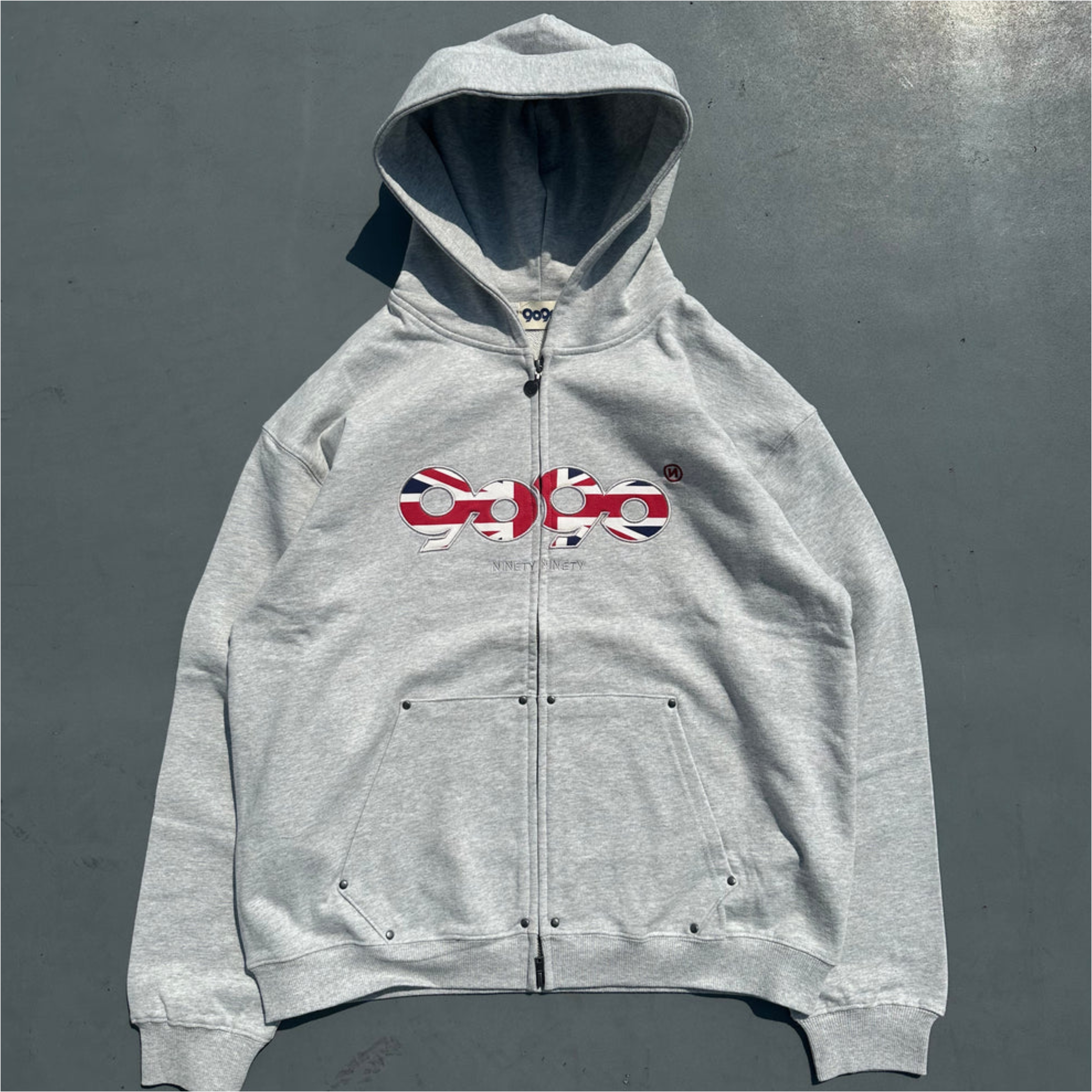 2025AW 9090 OG Logo Assort Zip Hoodie 迷彩 字體 連帽 外套 現貨 NN2085