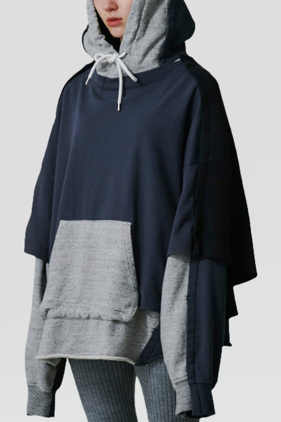 FACETASM｜LAYERED 撞色層疊拼接連帽衛衣