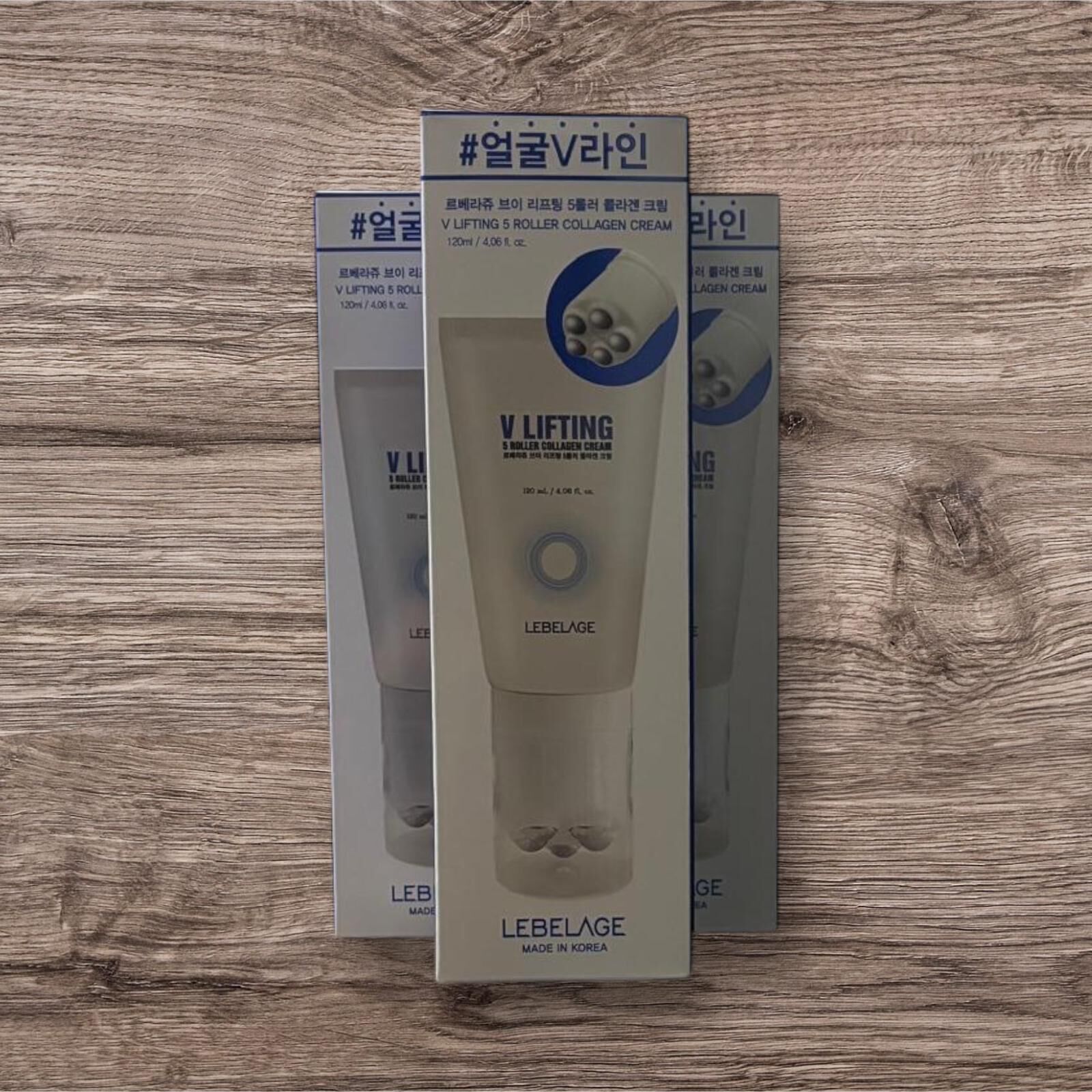 Lebelage 膠原蛋白提拉滾輪按摩霜 120ml