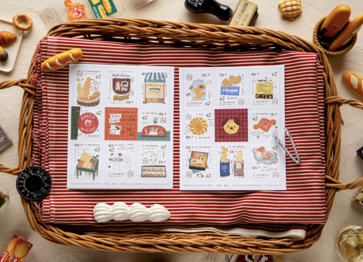 OURS | Cheer's 烘培坊 郵票貼紙