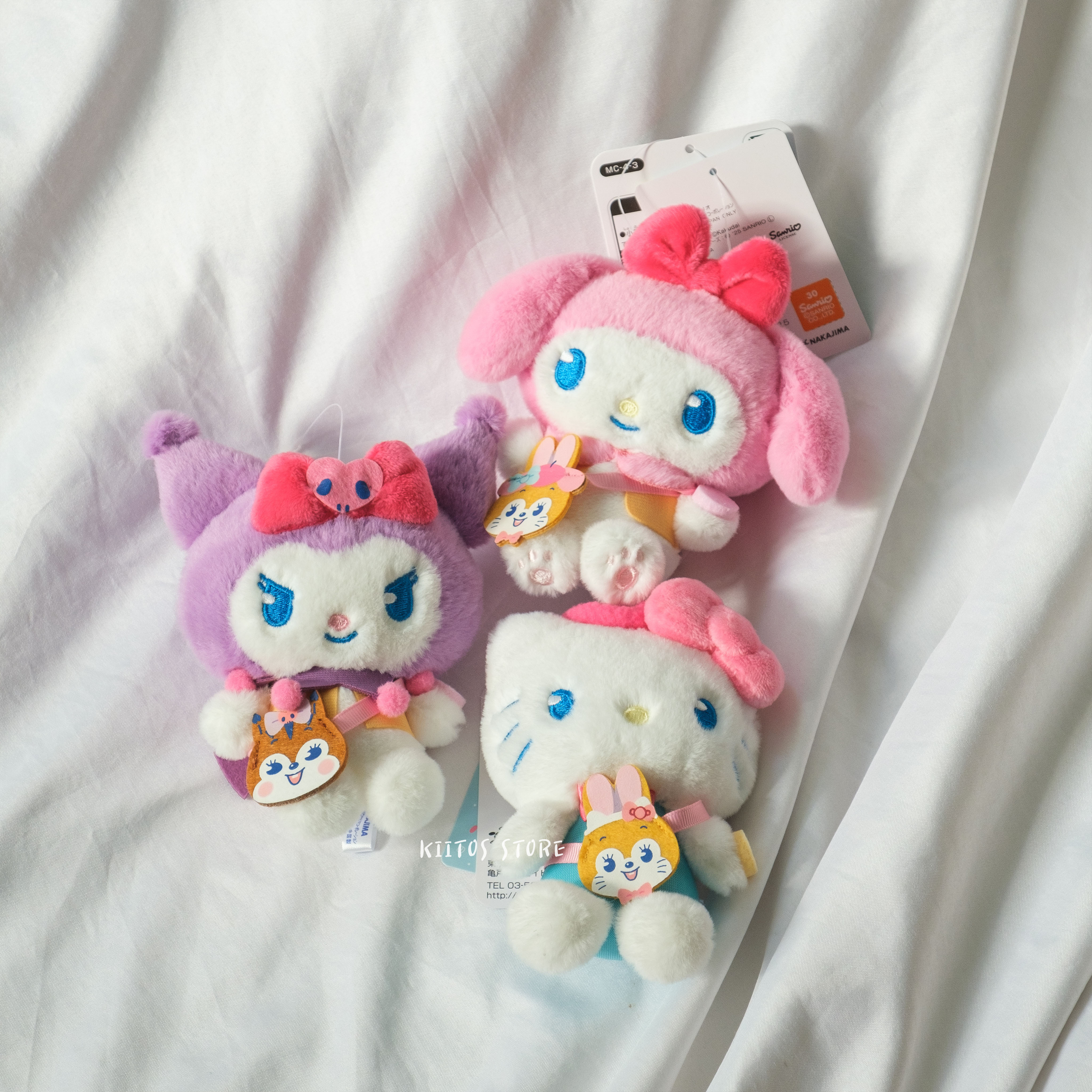 現貨 日本三麗鷗KUPPY RAMUNE聯名 珠鍊娃娃吊飾