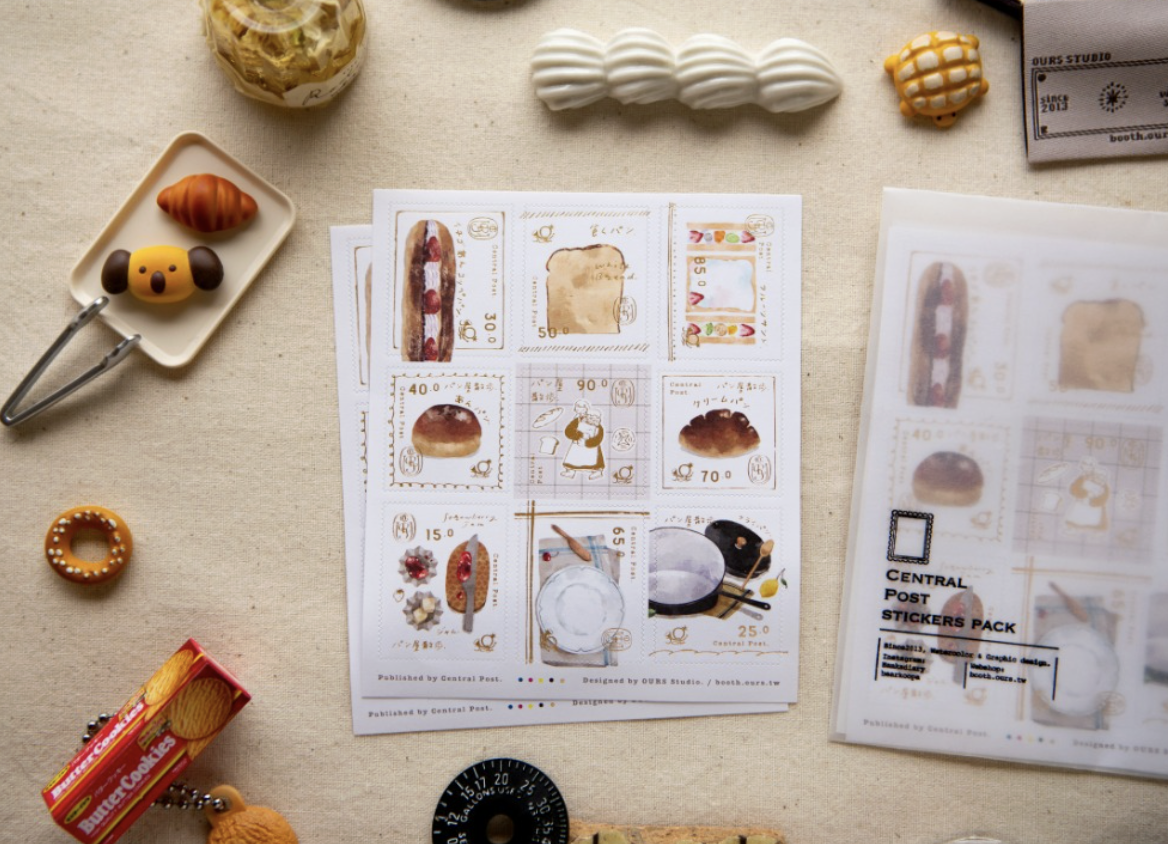 OURS | 甜美時刻 郵票貼紙